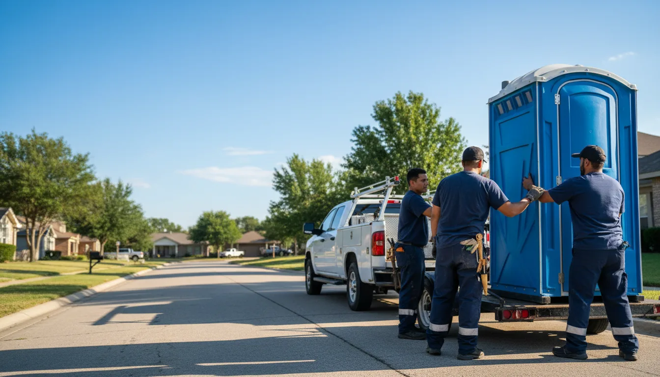 Portable Toilet Rental in Warren, TX near me